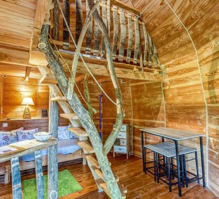 Cabane pouvant accueillir 4 personnes