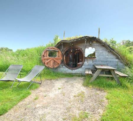 Location de cabane végétalisée pour 3 personnes