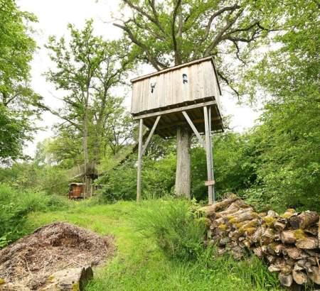 Hébergement insolite à 7 mètres de haut